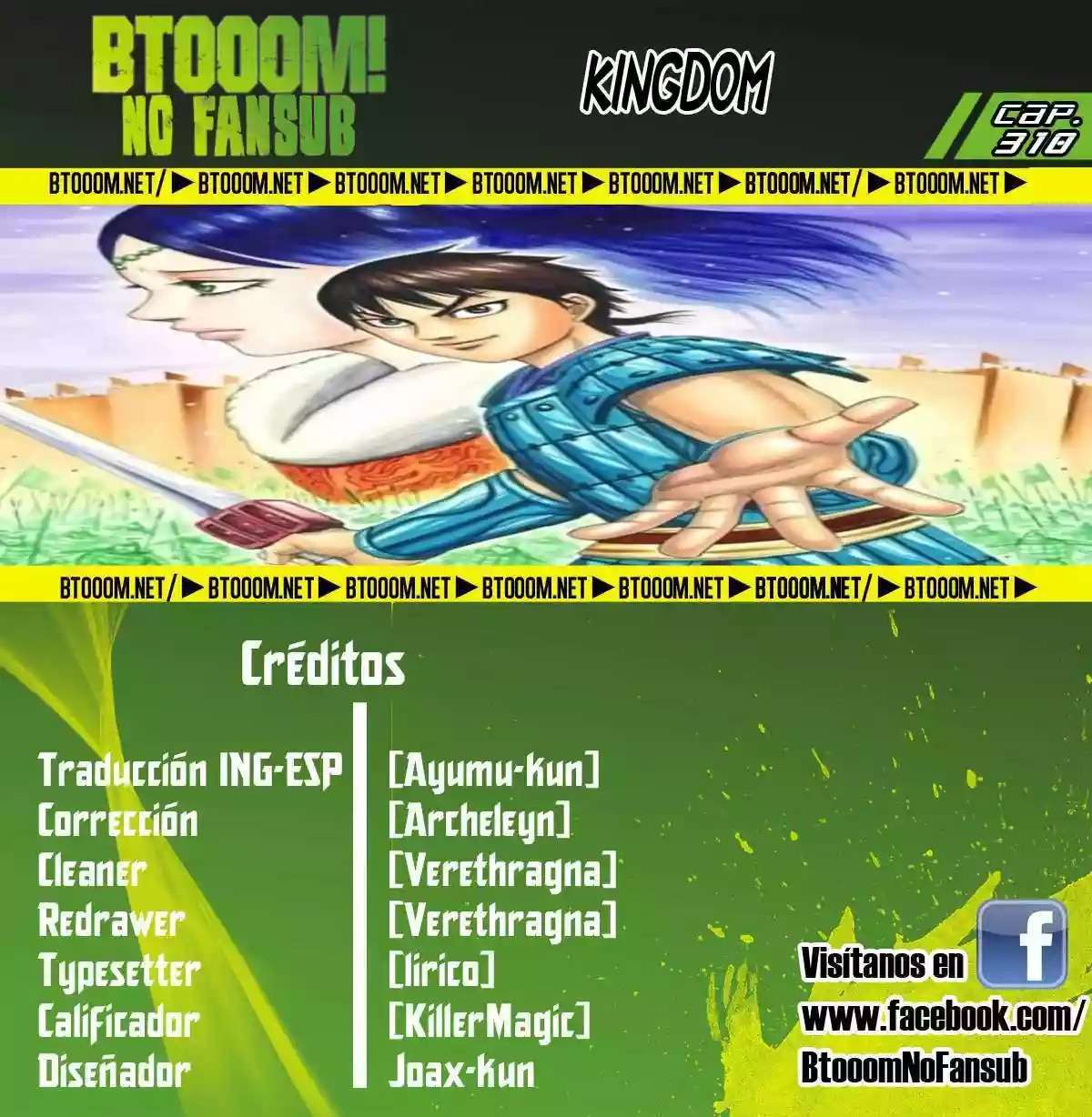 Kingdom — Capítulo 310 — Página 1
